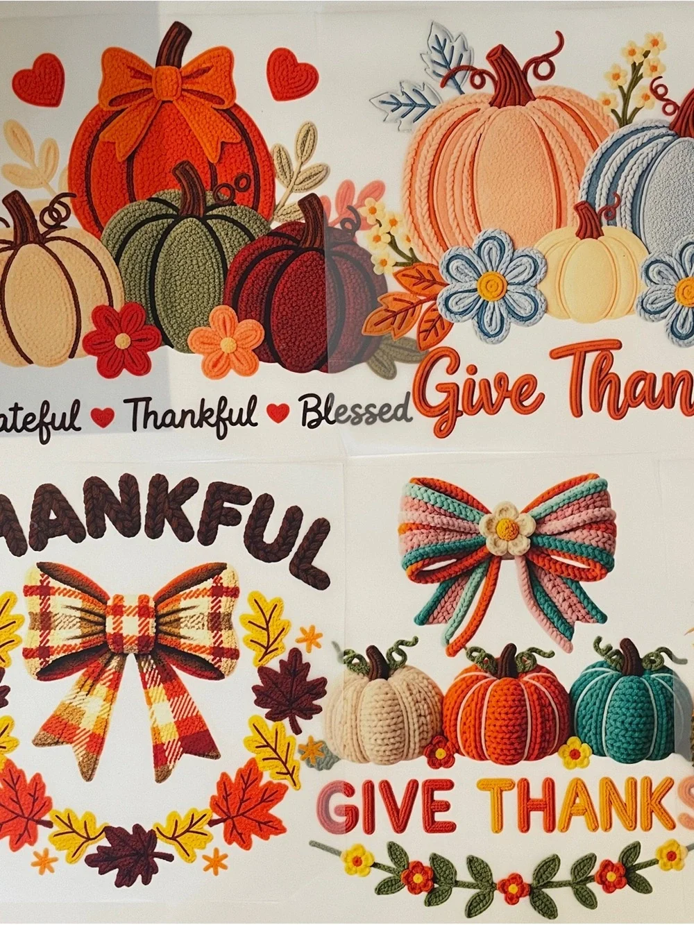 New Lot 30 Thanksgiving Fall Iron On Transfers DIY T-Shirts